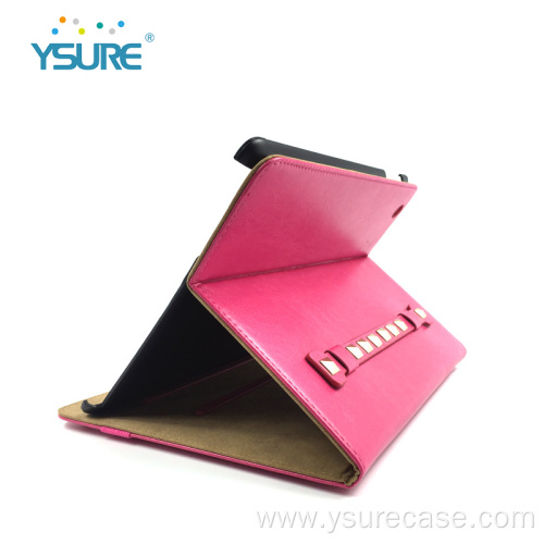 high quality soft leather smart tablet bag pad